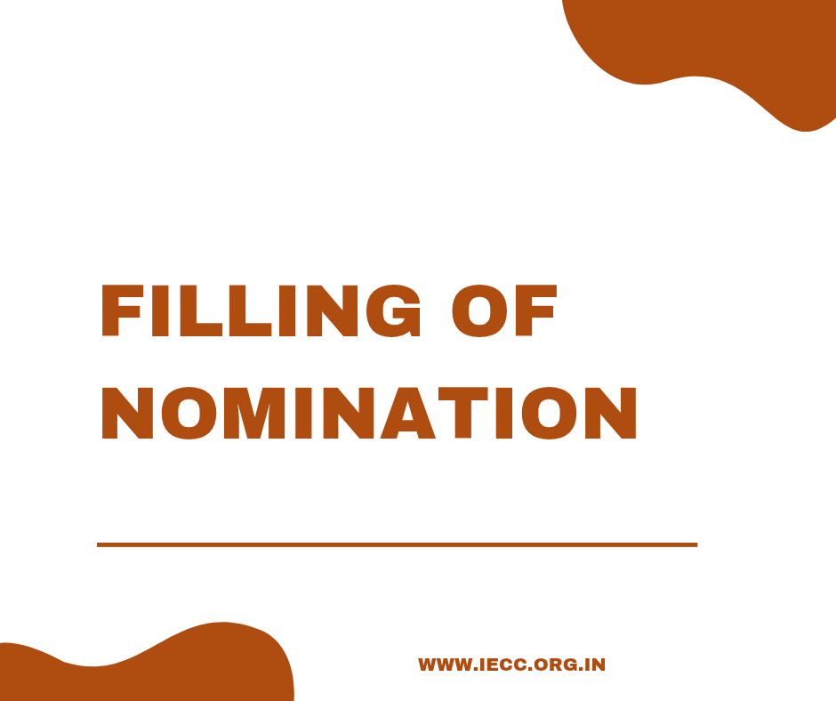 Filling Of Nomination